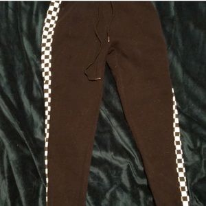 Checkered joggers